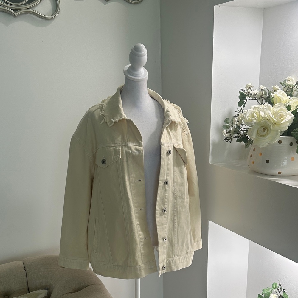 BB Dakota Cream Jean Jacket - Picture 2 of 13